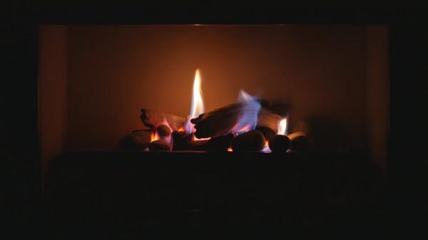 Virtual fireplace