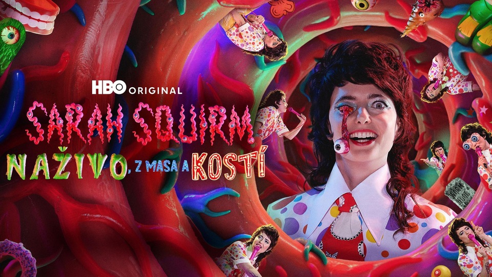 Film Sarah Squirm: Naživo, z&nbsp;masa a&nbsp;kostí