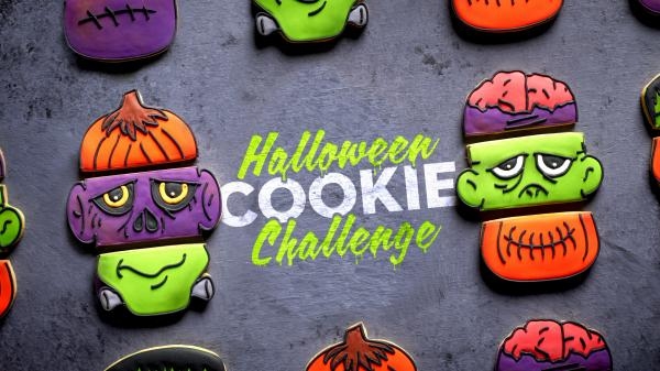 Halloweenská soutěž v pečení sušenek