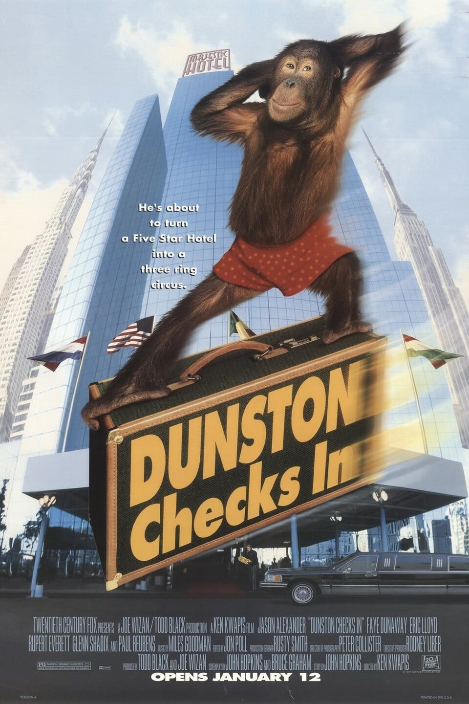 Film Dunston: Sám v hotelu