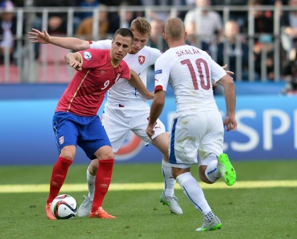 Fotbal: Česko - Srbsko