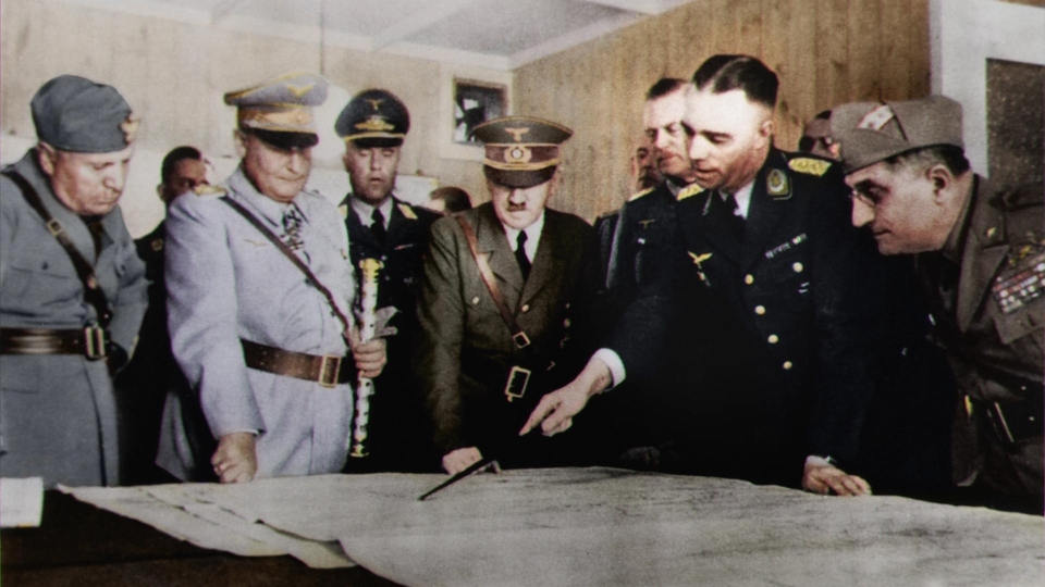 Dokument Najważniejsze wydarzenia II wojny światowej w kolorze
