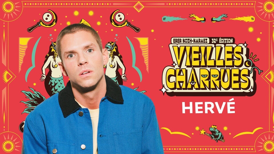 Hervé en concert aux Vieilles Charrues 2024