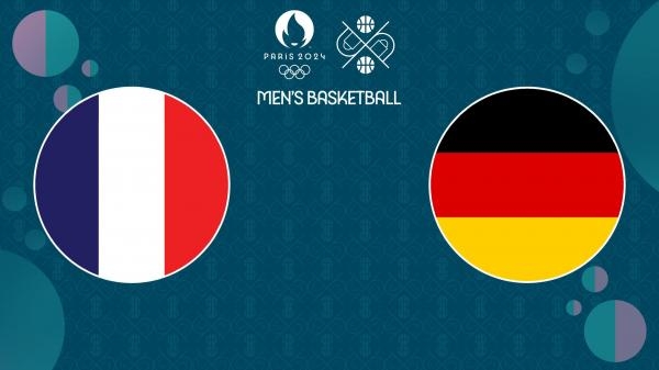 Pariz, OI 2024. - Košarka(M): Francuska - Njemačka, polufinale