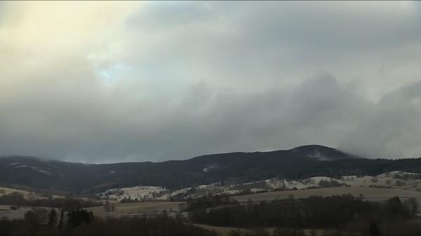 Hypermarket na sněhu