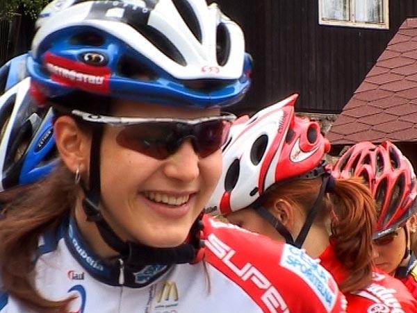 Cyklistka Tereza Huříková