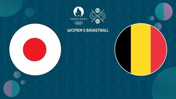 Košarka: Letnje Olimpijske igre, Pariz, Žene, Grupna faza, Japan - Belgija, Žene 