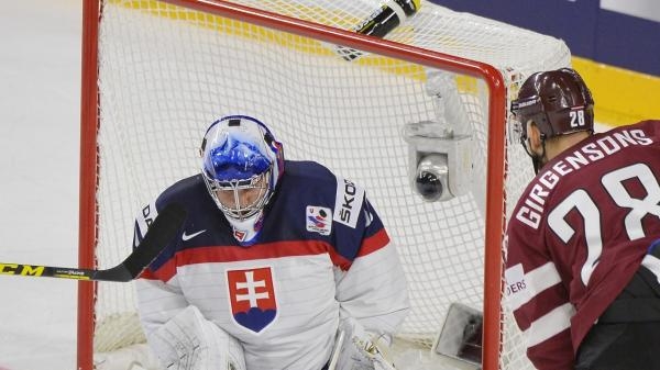 Hokej: Slovensko - Lotyšsko