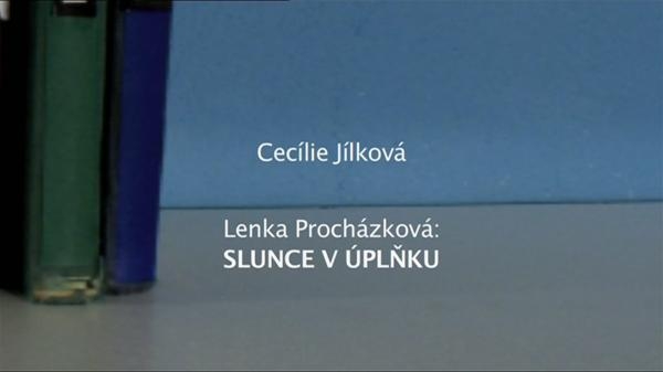 Čtenářský deník... Lenka Procházková: Slunce v úplňku - Příběh Jana Palacha