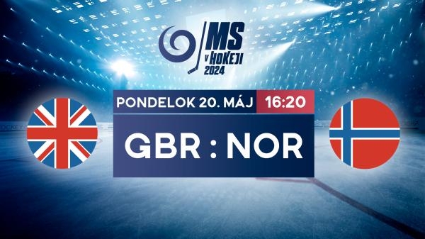 MS v hokeji 2024: Veľká británia - Nórsko