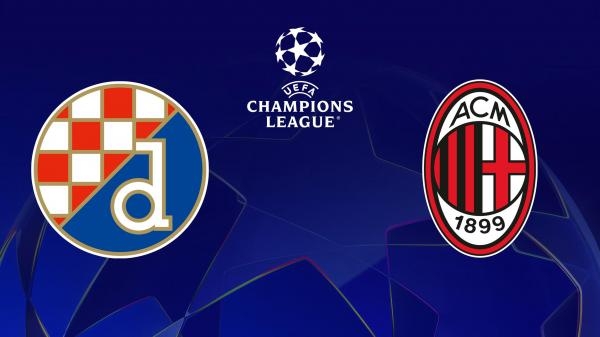 Nogomet, Liga prvaka: Dinamo - Milan, 1.pol.