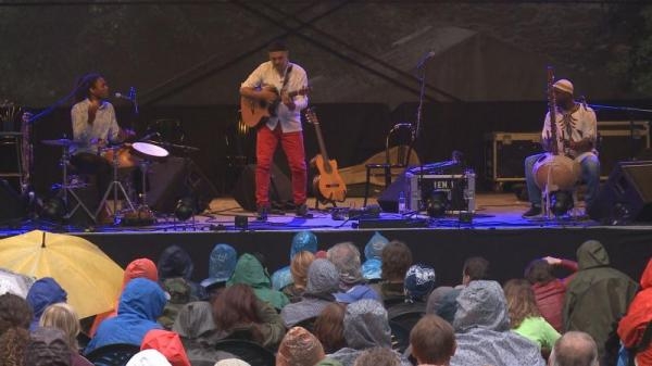 AKA Trio na Folkových prázdninách v Náměšti nad Oslavou 2016