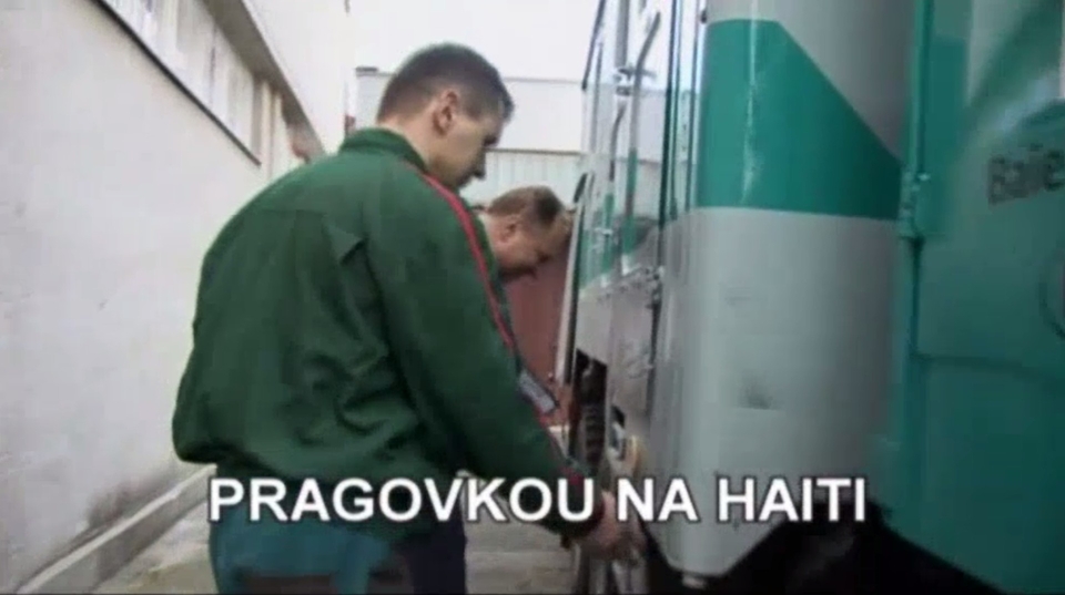 Dokument Pragovkou na Haiti