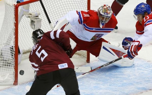 Hokej: Lotyšsko - USA