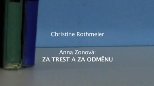 Čtenářský deník... Anna Zonová: Za trest a za odměnu