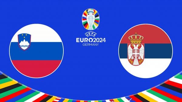 Nogomet, UEFA EURO 2024: Slovenija - Srbija, 1.pol.