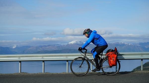 La nature scandinave a vélo