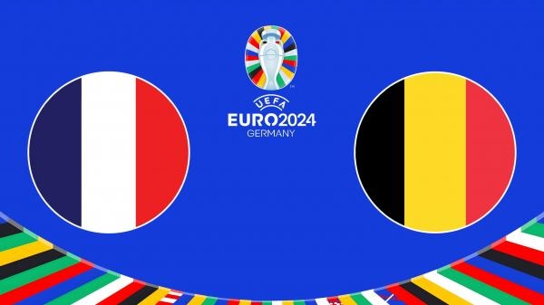 Nogomet, UEFA EURO 2024: Francuska - Belgija, 1.pol.