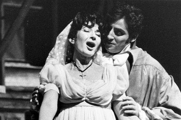 Maria Callas v roli Toscy