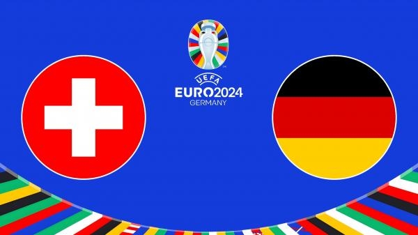 Nogomet, UEFA EURO 2024: Njemačka - Švicarska, 1.pol.