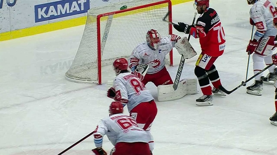 Hokej: Mountfield HK - HC Oceláři Třinec