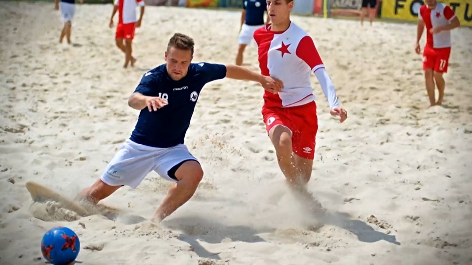 Plážový fotbal: FC Hradec Králové - DFA Roudnice nad Labem-Hrobce