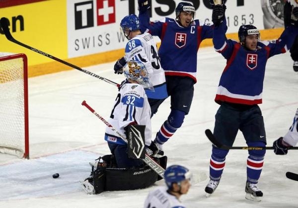 Hokej: Slovensko - Finsko