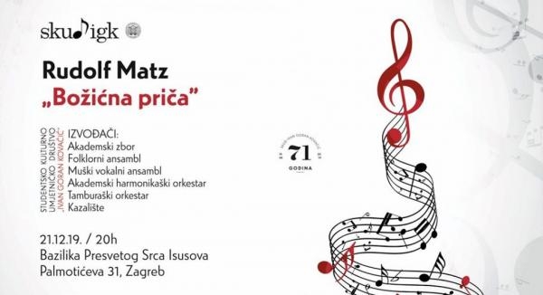 Koncert Božićna priča, Rudolf Matz - SKUD Ivan Goran Kovačić