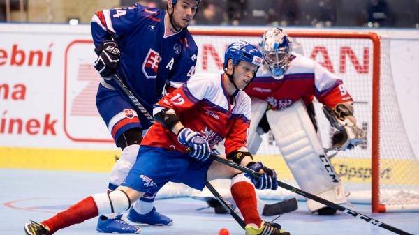 Hokejbal: Švýcarsko - Česko