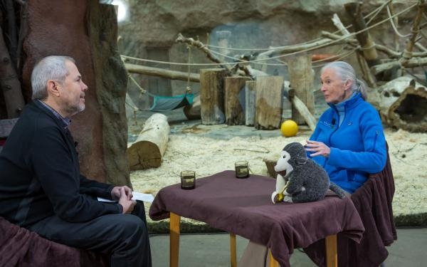 Na plovárně s Jane Goodallovou