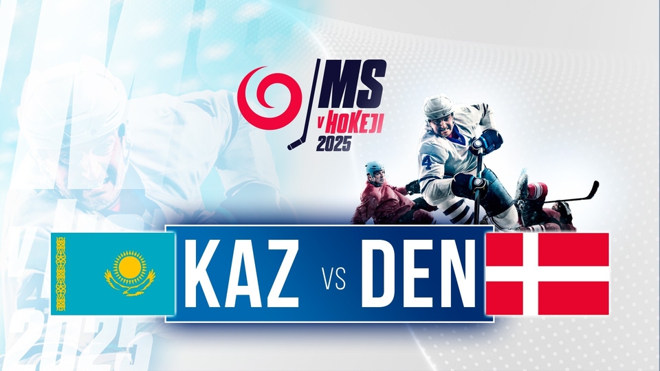 MS v&nbsp;hokeji 2025: Kazachstan - Dánsko