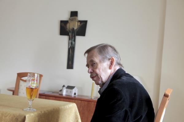 Václav Havel a Dominik Duka: společný výslech