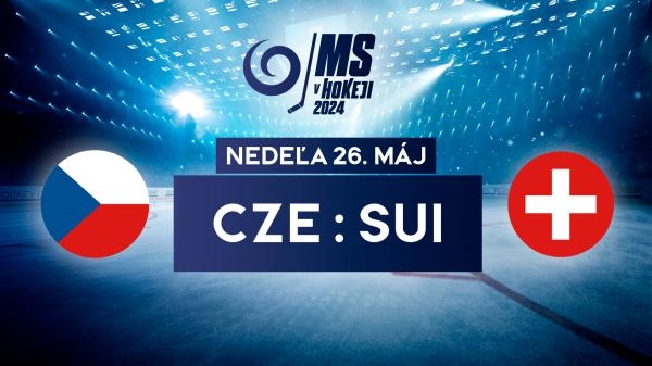 MS v hokeji 2024: Švajčiarsko - Česko