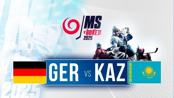 MS v hokeji 2025: Nemecko- Kazachstan