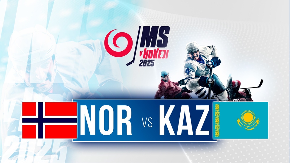 MS v&nbsp;hokeji 2025: Nórsko- Kazachstan