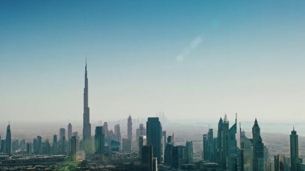 Spojené arabské emiráty z vtáčej prespektívy