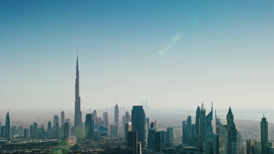 Dokument Spojené arabské emiráty z&nbsp;vtáčej prespektívy