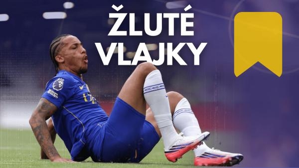 Žluté vlajky vlají a wildcard