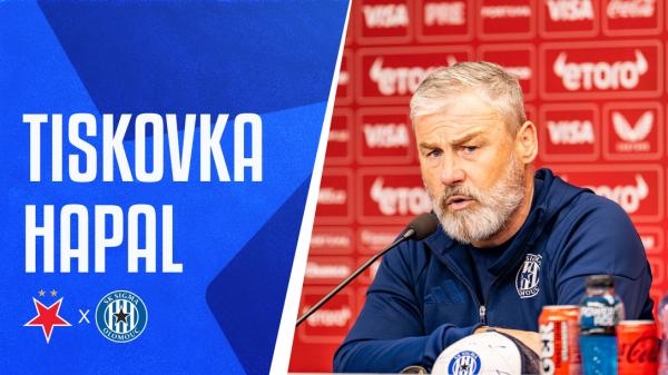 Hapal po prohře na Slavii Praha