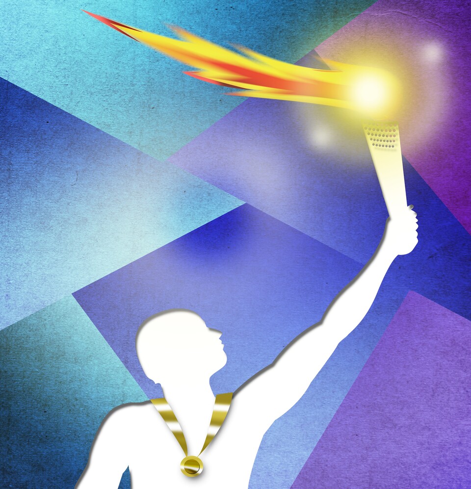 A&nbsp;téli olimpia láng meggyújása